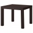 ЛАКК Придиванный столик - черно-коричневый