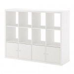 KALLAX стеллаж с 4 вставками