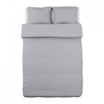 ОФЕЛИА ВАСС Пододеяльник и 2 наволочки - серый, 200x200/50x70 см