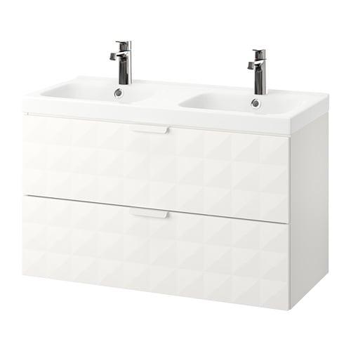 GODMORGON / Sink cabinet with 2 drawer - solution - reviews, price, where buy