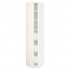 МЕТОД / МАКСИМЕРА Высокий шкаф с ящиками - белый, Хитарп белый с оттенком, 40x60x200 см
