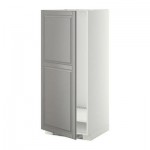 МЕТОД Высок шкаф д холодильн/мороз - 60x60x140 см, Будбин серый, белый