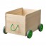 FLISAT контейнер д/игрушек, с колесиками