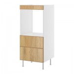 ФАКТУМ Высок шкаф д духовки+2 ящика - Норье дуб ФАКТУМ Высок шкаф д духовки+2 ящика - Норье дуб