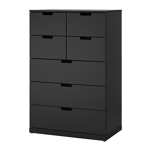 NORDLI комод с 7 ящиками ясень