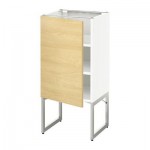 МЕТОД Напольный шкаф с полками - 40x37x60 см, Тингсрид под березу, белый МЕТОД Напольный шкаф с полками - 40x37x60 см, Тингсрид под березу, белый
