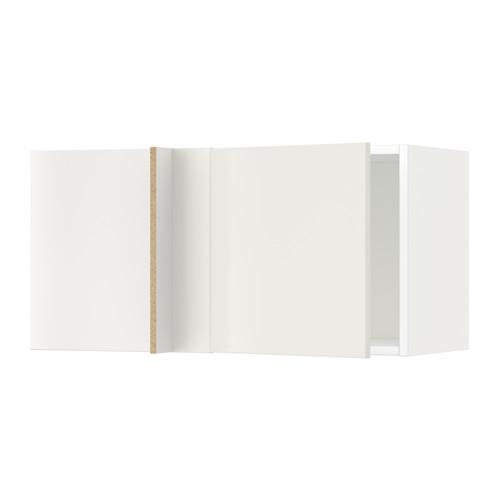 МЕТОД Шкаф навесной угловой - белый, Веддинге белый
