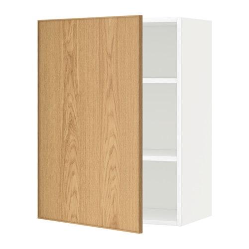 МЕТОД Шкаф навесной с полкой - белый, Экестад дуб, 60x80 см МЕТОД Шкаф навесной с полкой - белый, Экестад дуб, 60x80 см