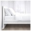 МАЛЬМ Каркас кровати, высокий - 180x200 см, Лурой, белый