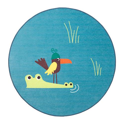 DJUNGELSKOG ковер безворсовый