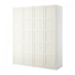 ПАКС Гардероб 4-дверный - Пакс Бергсбу белый, белый, 200x60x236 см ПАКС Гардероб 4-дверный - Пакс Бергсбу белый, белый, 200x60x236 см
