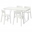 РЮДЕБЭКК/БЭККАРИД / ЯН-ИНГЕ Стол и 4 стула