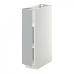 МЕТОД Напольный шкаф с полками - 20x60 см, Веддинге серый, белый МЕТОД Напольный шкаф с полками - 20x60 см, Веддинге серый, белый