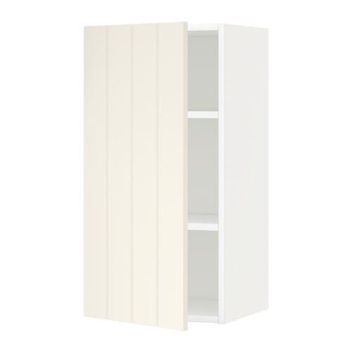 МЕТОД Шкаф навесной с полкой - белый, Хитарп белый с оттенком, 40x80 см МЕТОД Шкаф навесной с полкой - белый, Хитарп белый с оттенком, 40x80 см