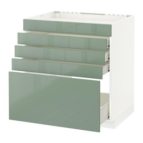МЕТОД / ФОРВАРА Напольн шк д/вар панели/5фасад/4ящ - белый, Калларп глянцевый светло-зеленый, 80x60 см МЕТОД / ФОРВАРА Напольн шк д/вар панели/5фасад/4ящ - белый, Калларп глянцевый светло-зеленый, 80x60 см