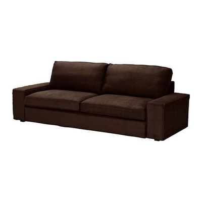 КИВИК Чехол на 3-местный диван-кровать - Туллинге темно-коричневый