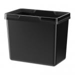 VARIERA контейнер д/сортировки мусора черный 23.5x32.3 cm