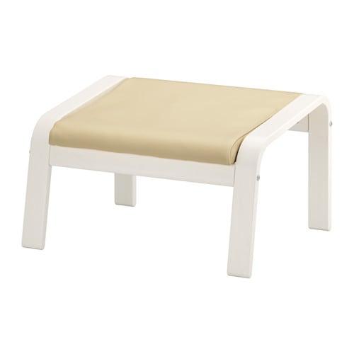 ПОЭНГ Табурет для ног - Глосе светло-бежевый