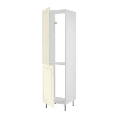ФАКТУМ Высок шкаф д холодильн/мороз - Лидинго белый с оттенком, 60x233 см