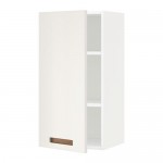 МЕТОД Шкаф навесной с полкой - 40x80 см, Мэрста белый, белый