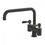 ЛОВИКЕН Смеситель кухонный с 2 вентилями - черный ЛОВИКЕН Смеситель кухонный с 2 вентилями - черный