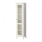 ХЕМНЭС Шкаф-витрина - белая морилка ХЕМНЭС Шкаф-витрина - белая морилка