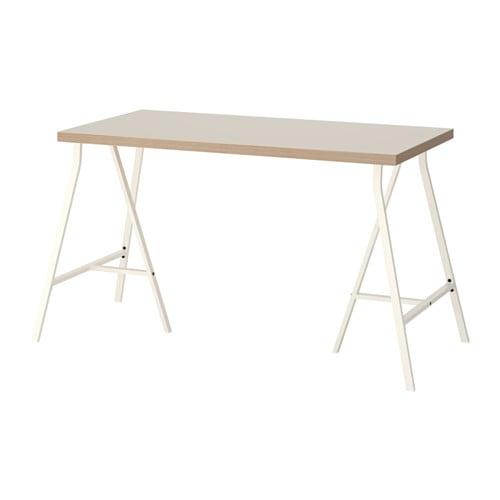 ЛИННМОН / ЛЕРБЕРГ Стол - бежевый/белый