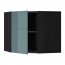 METOD угловой навесной шкаф с полками