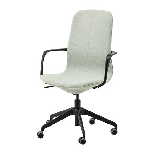 LÅNGFJÄLL рабочий стул с подлокотниками