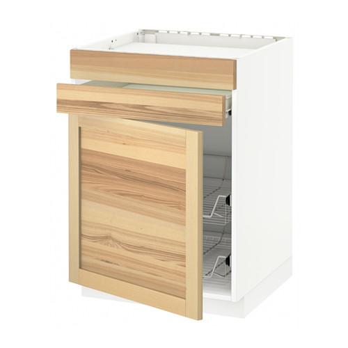 МЕТОД / ФОРВАРА Нплн шк д/врч пнл/ящ/2првл крзн - белый, Торхэмн естественный ясень МЕТОД / ФОРВАРА Нплн шк д/врч пнл/ящ/2првл крзн - белый, Торхэмн естественный ясень