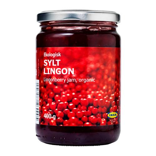 SYLT LINGON брусничный джем . SYLT LINGON брусничный джем .