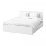 МАЛЬМ Каркас кровати+2 кроватных ящика - 160x200 см, Лурой, белый