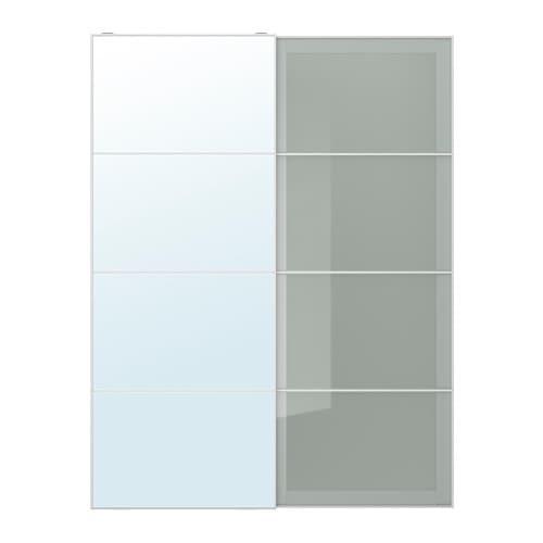 АУЛИ / СЭККЕН Пара раздвижных дверей - 150x201 см, устройство д/плавн закрывания АУЛИ / СЭККЕН Пара раздвижных дверей - 150x201 см, устройство д/плавн закрывания