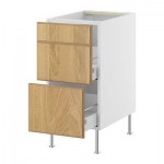 ФАКТУМ Напольный шкаф д/мусорн контейнеров - Норье дуб ФАКТУМ Напольный шкаф д/мусорн контейнеров - Норье дуб