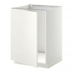 METOD напольный шкаф для раковины белый/Веддинге белый 60x61.6x88 cm