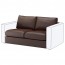 ВИМЛЕ 2-местная секция - Фарста темно-коричневый
