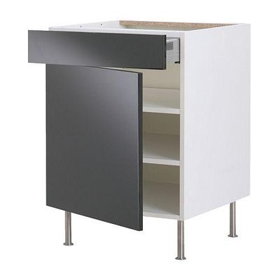 ФАКТУМ Напольн шкаф с полкой/ящиком/дверью - Абстракт черный, 60 см ФАКТУМ Напольн шкаф с полкой/ящиком/дверью - Абстракт черный, 60 см