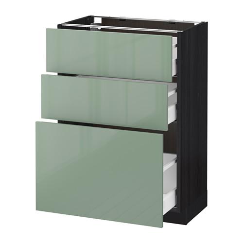 METOD/MAXIMERA напольный шкаф с 3 ящиками