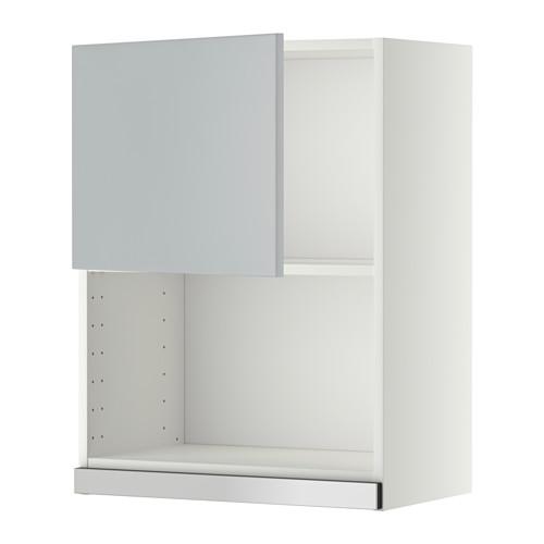МЕТОД Навесной шкаф для СВЧ-печи - 60x80 см, Веддинге серый, белый