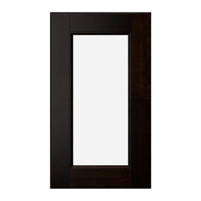 РАМШЁ Стеклянная дверь - черно-коричневый, 30x70 см