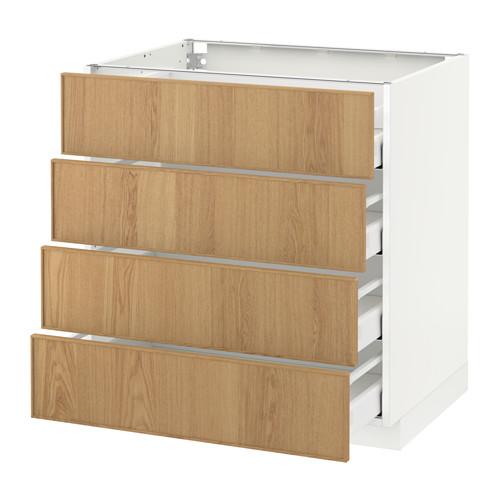 METOD/MAXIMERA напольн шкаф 4 фронт панели/4 ящика METOD/MAXIMERA напольн шкаф 4 фронт панели/4 ящика