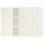 МЕТОД Навесной шкаф с полками/2дверцы - белый, Хитарп белый с оттенком, 80x60 см