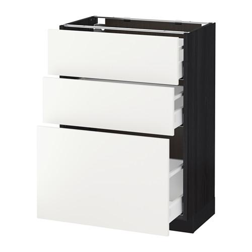 METOD/MAXIMERA напольный шкаф с 3 ящиками