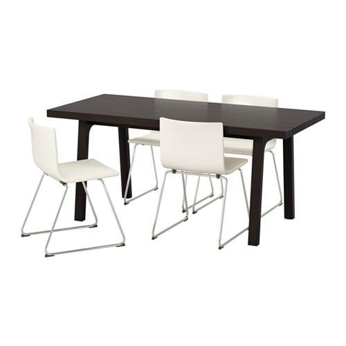 ВЭСТАНБИ/ВЭСТАНО / БЕРНГАРД Стол и 4 стула