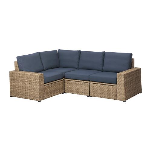 SOLLERÖN садовый угловой диван 3+1