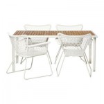 ХАСЕЛЬОН/ХЭГСТЕН Стол и 4 стула