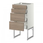 МЕТОД / МАКСИМЕРА Нплн шк 4 фронт/2 низк/2средн ящ - 40x37x60 см, Брокхульт под грецкий орех светло-серый, белый МЕТОД / МАКСИМЕРА Нплн шк 4 фронт/2 низк/2средн ящ - 40x37x60 см, Брокхульт под грецкий орех светло-серый, белый