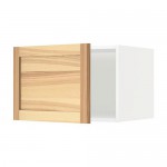 МЕТОД Верх шкаф на холодильн/морозильн - белый, Торхэмн естественный ясень, 60x40 см МЕТОД Верх шкаф на холодильн/морозильн - белый, Торхэмн естественный ясень, 60x40 см