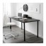 ADILS/LINNMON стол черно-коричневый/черный 75x74 cm