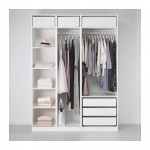 PAX гардероб белый